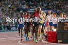 Peter Kirui (Kenya) leads the mens 10000 metres at the Commonwealth Games, Glasgow. Photo: David T. Hewitson/Sports for All Pics